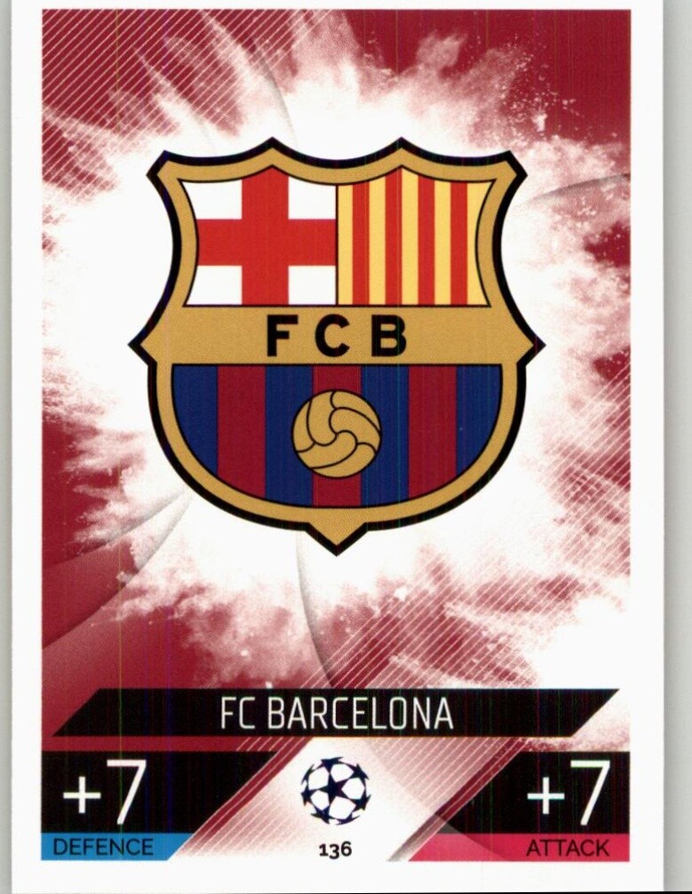 2022-23 Topps Match Attax UEFA Team Badge #136 FC Barcelona