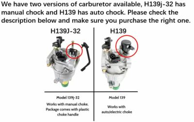 Honda GX340K1 GX340U1 Engine Carburetor Part 16100-ZE3-F12 - Foto 2