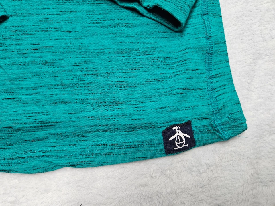 Camisa de manga larga con capucha suave ligera verde pingüino 10/12 Foto 2 de 4