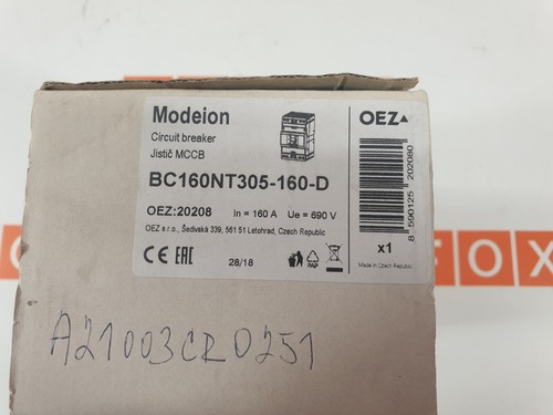 OEZ BC160NT305-160-D Circuit breaker - NEW IN OPEN BOX - Picture 4 of 22