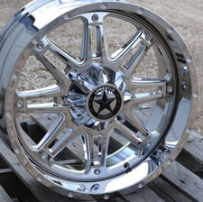 4 20 Chrome Lonestar Outlaw Wheels 20x9 5x5.0 5x127 0mm Wrangler 2007-2026 4 20 Chrome Lonestar Outlaw Wheels 20x9 5x5.0 5x127 0mm Wrangler 2007-2026