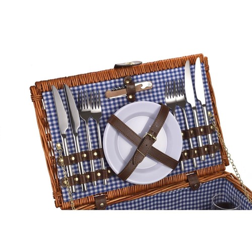 LAGUIOLE, Wicker Picnic Basket for 4 People RRP £244 - Picture 2 of 8