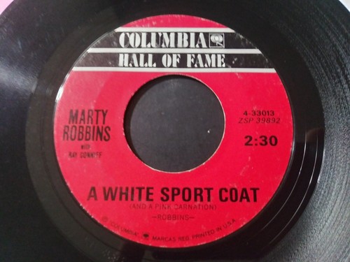 Marty Robbins - El Paso VG+ 1970's Reissue 45RPM Columbia 4-33013 Record COUNTRY - Picture 3 of 3