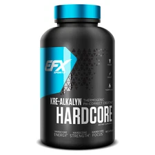 EFX KRE ALKALYN HARDCORE Creatine Energy Fat Loss Caffeine VALUE SIZE 180 Caps