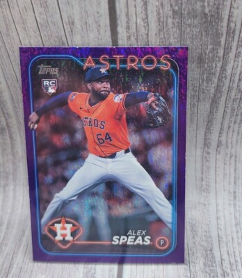 2024 Topps Update Series #US222 Alex Speas RC purple Foilboard #/799