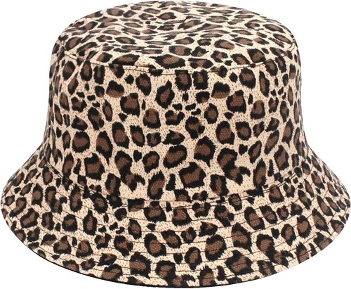 帽子 tao COMME des GARCONS Leopard Bucket Hat Women's Leopard print Bucket hat, Summer leopard bucket hat