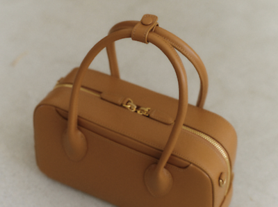 ★DE MERIEL★ 2024 Bowling Bag Medium Soft Brown BOWLINGBAG MUSINSA | DEMERIEL [2024] Bowling Bag Medium Soft Brown