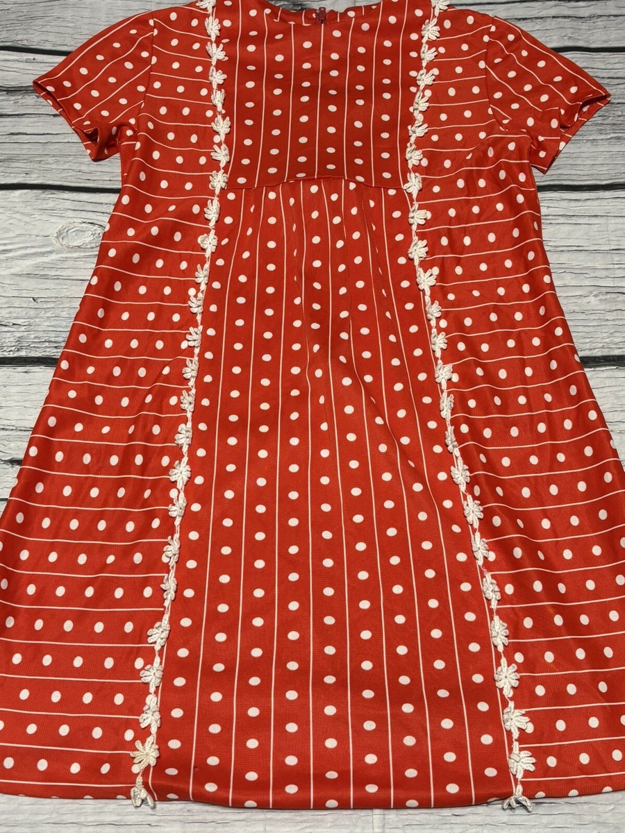 Vintage 70s Little Girl Kids Red Maxi Dress Girls Size 2T-3T Vtg | eBay