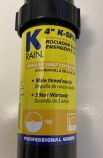 K Rain Sprinkler 4” K-Spray  15’ Half Circle Nozzle #319812.  34153