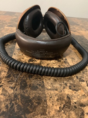Vintage Kenwood KH-51 Stereo Headphones. - Afbeelding 4 van 9