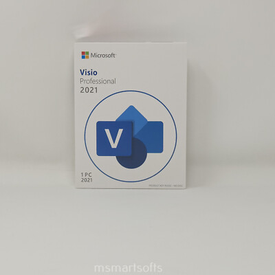 Microsoft Visio 2021 Professional 1 PC -Retail box *New Sealed*