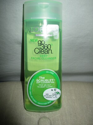 L'Oreal Paris Go 360 Clean Deep Facial Cleanser 6.0 FL .OZ./ 178 ml OIL FREE 