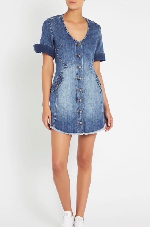SASS & BIDE Mini Dress | The Circus Ball Denim Mini | Size 8 AU & UK / US 4  | eBay Australia