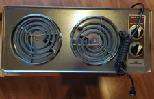 NEW in BOX-Hamilton Beach Table Top Range (Scovill) Double Element  387G gold