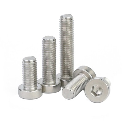 A2 Stainless Low Head Socket Cap Screws,Allen Key Bolts M2 M2.5 M3M4M5M6M8M10M12
