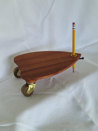 Replica Selchow & Righter 19th Century Automatic Writing Planchette - Mahogany - Picture 2 of 7