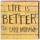 Lake Mohawk, NJ Home Decor Sign Printed On Real Wood HAP5D-A 10 1/2" x 10 1/2"