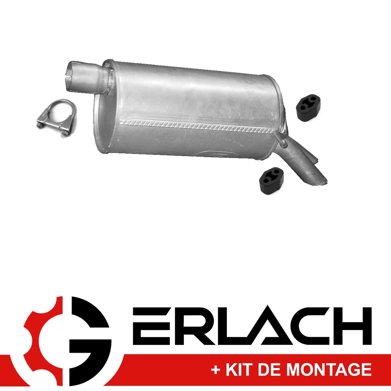Silencieux arrière pour Ford Galaxy Seat Alhambra VW Sharan 2.0 2.8 essence en acier d'échappement
