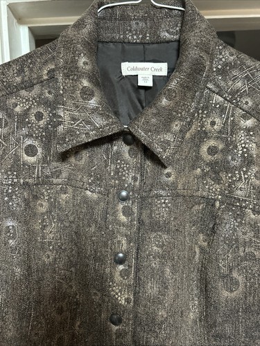 Cold water Creek Jacket Size 12 - Picture 3 of 5
