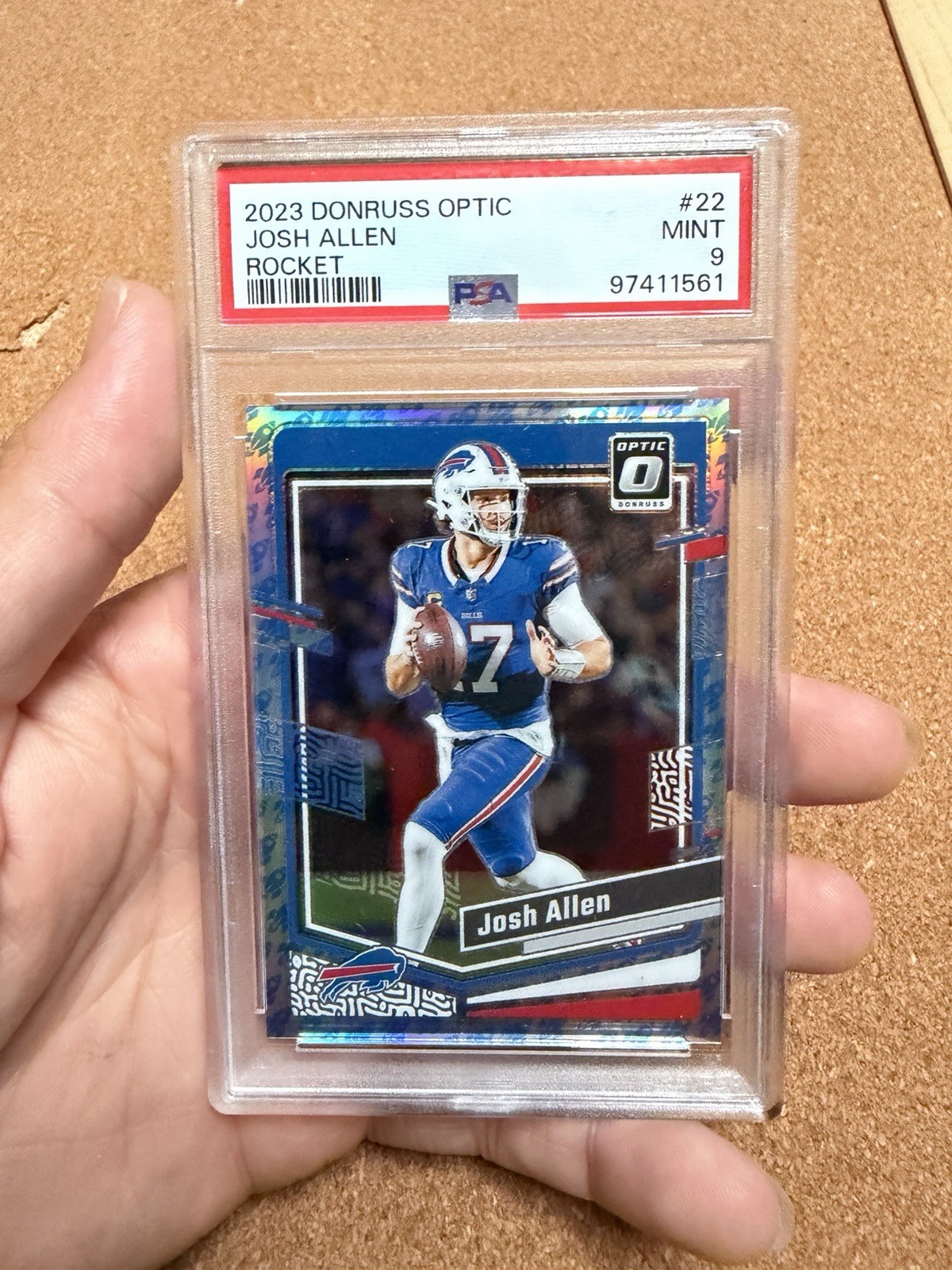 2023 Donruss Optic JOSH ALLEN Rocket PSA 9 #22
