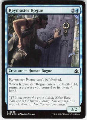 Keymaster Rogue 47 Common Ravnica Remastered Magic: The Gathering Foil LP