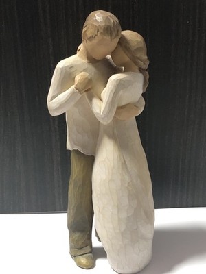 Willow Tree Angel Figurine PROMISE Couple Dancing 9'' Demdaco Susan Lordi No Box
