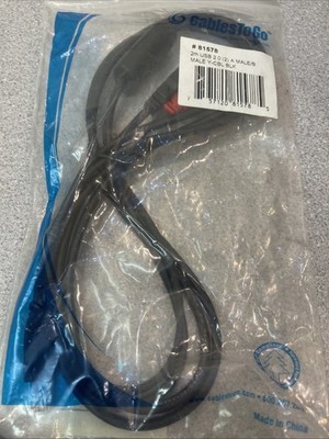 Dual USB 2.0 A Stecker auf USB-B Stecker Y Kabel für Drucker Scanner HDD 2mtr Kabel