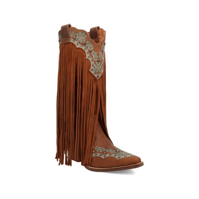 Women's Dingo Tequila Sunrise Suede Boot Brown
