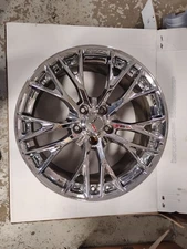 Corvette C7 Z06 Front Wheel 2014–2019  CHROME 23317165 SEE PICTURES 19x10