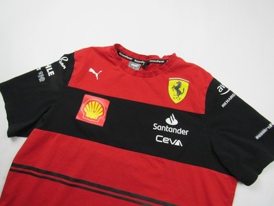 Scuderia Ferrari F-1 Men s Puma Team T-shirt 2022 Size XL Red Racing
