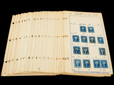 US, Excellent assortment of Revenue Stamps hinged on pages