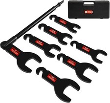 Betooll 8pcs Pneumatic Fan Clutch Wrench - 43300 Removal Tool Kit Auto Black Betooll 8pcs Pneumatic Fan Clutch Wrench - 43300 Removal Tool Kit Auto Black