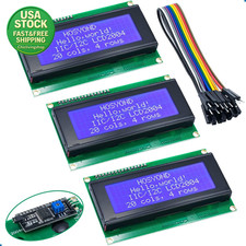 IIC I2C 2004 LCD Module 20X04 Display for Arduino Raspberry Pi 3Pcs
