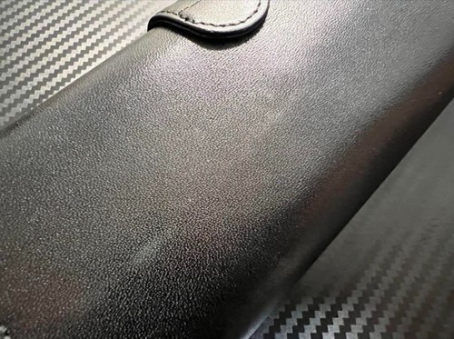 MONTBLANC Meisterstuck Fountain Pen Case Pouch Black Leather For 1 Pen Store - 第 7/9 張圖片
