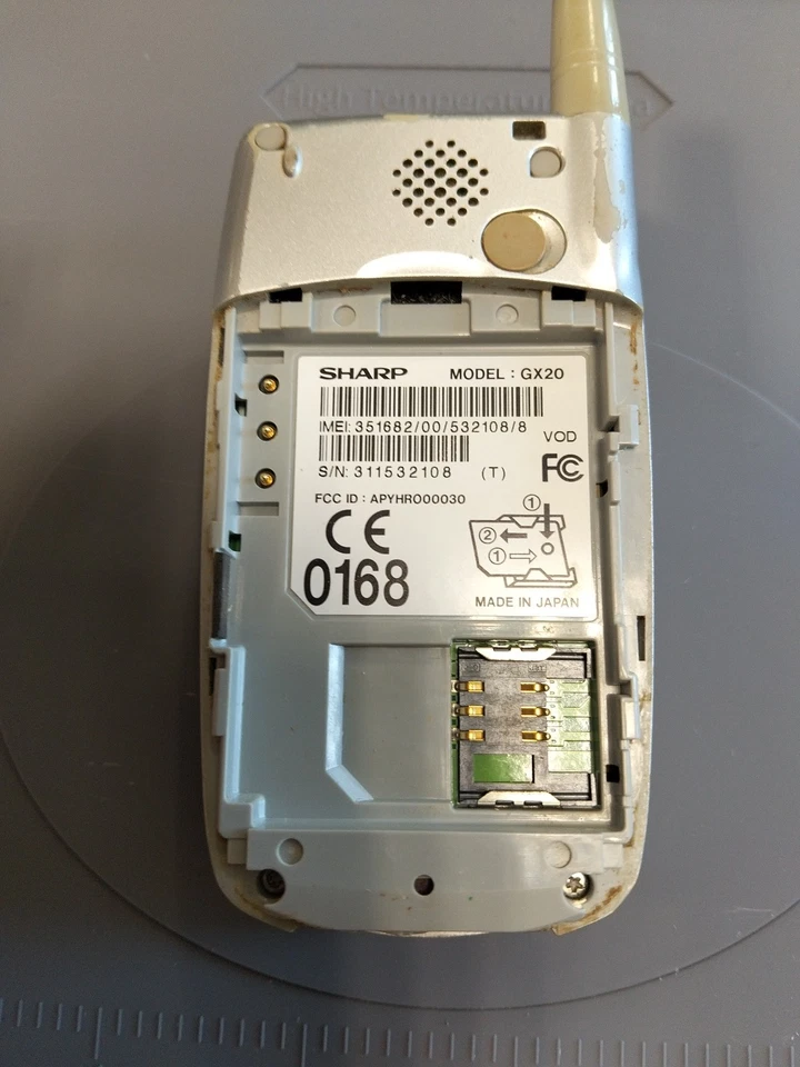 CELLULARE SHARP GX 20 Non Testato - Immagine 3 di 4