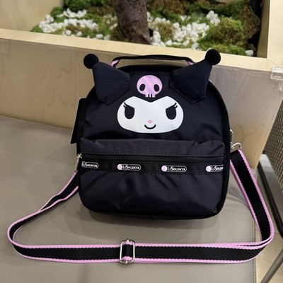 Anime Kuromi Crossbody Bag Sling Black Cute Shoulder Messenger Bag Kids Gifts