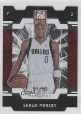 2009-10 Donruss Elite Red Status Die-Cut 61/99 Shawn Marion #23 0c2