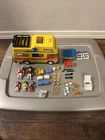 PLAYMOBIL 3148 Vintage Camper Orange Yellow Van Camping R10