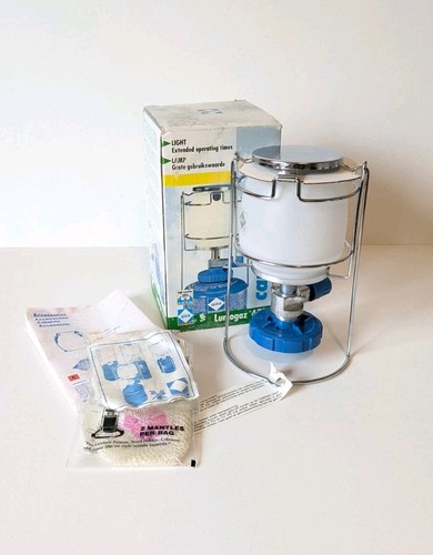 Lumogaz 470 Camping Lantern Propane Butane BLUE Hiking Camp - Picture 1 of 3