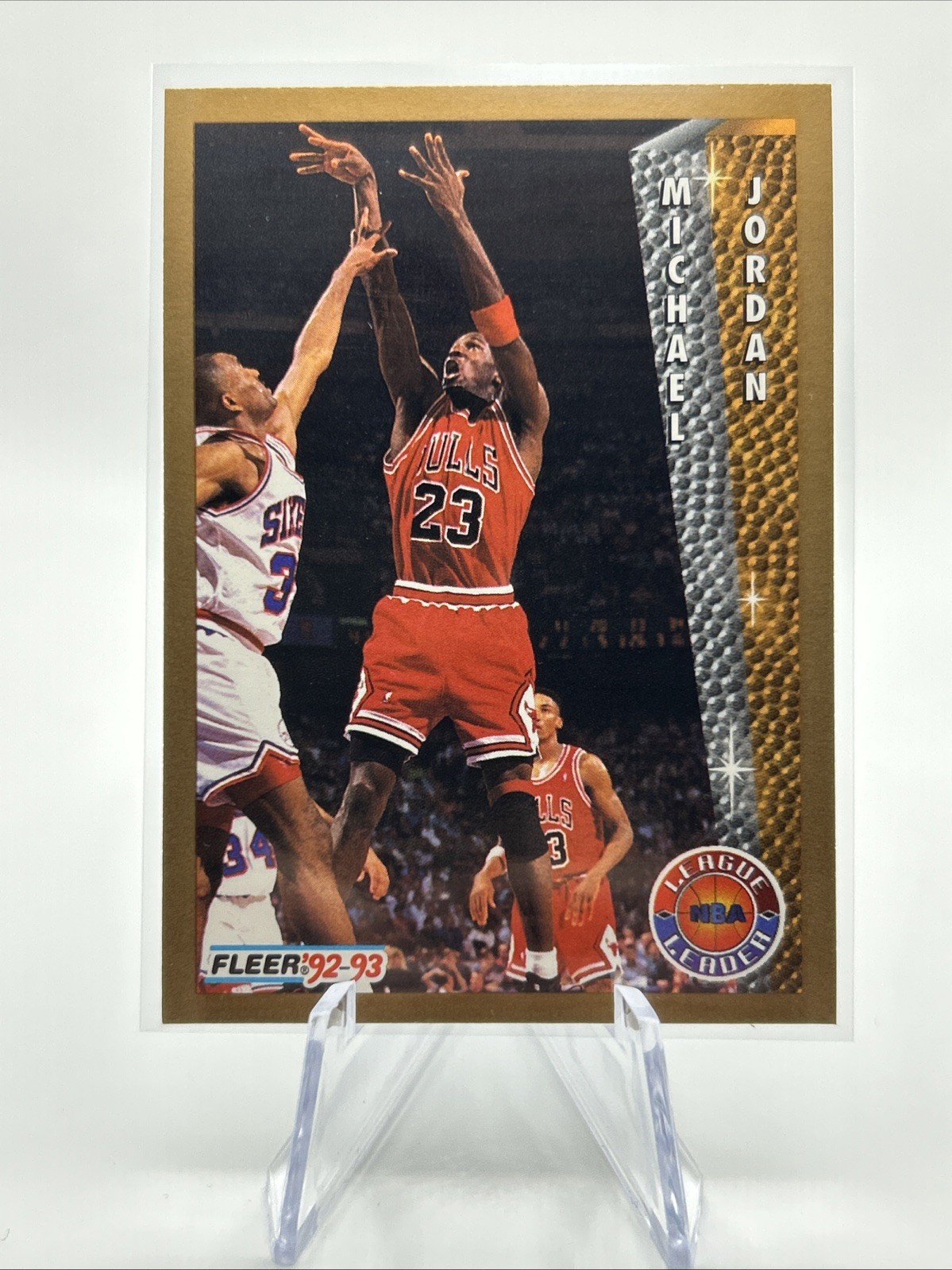 1992-93 Fleer - League Leader Michael Jordan #238