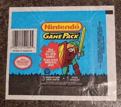 1989 O-PEE-CHEE OPC NINTENDO Game Pack RARE SERIES 2 Wrapper  NO RIPS Excellent 