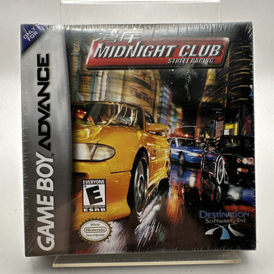 Nintendo GBA Midnight Club Street Racing, Neu und Sealed