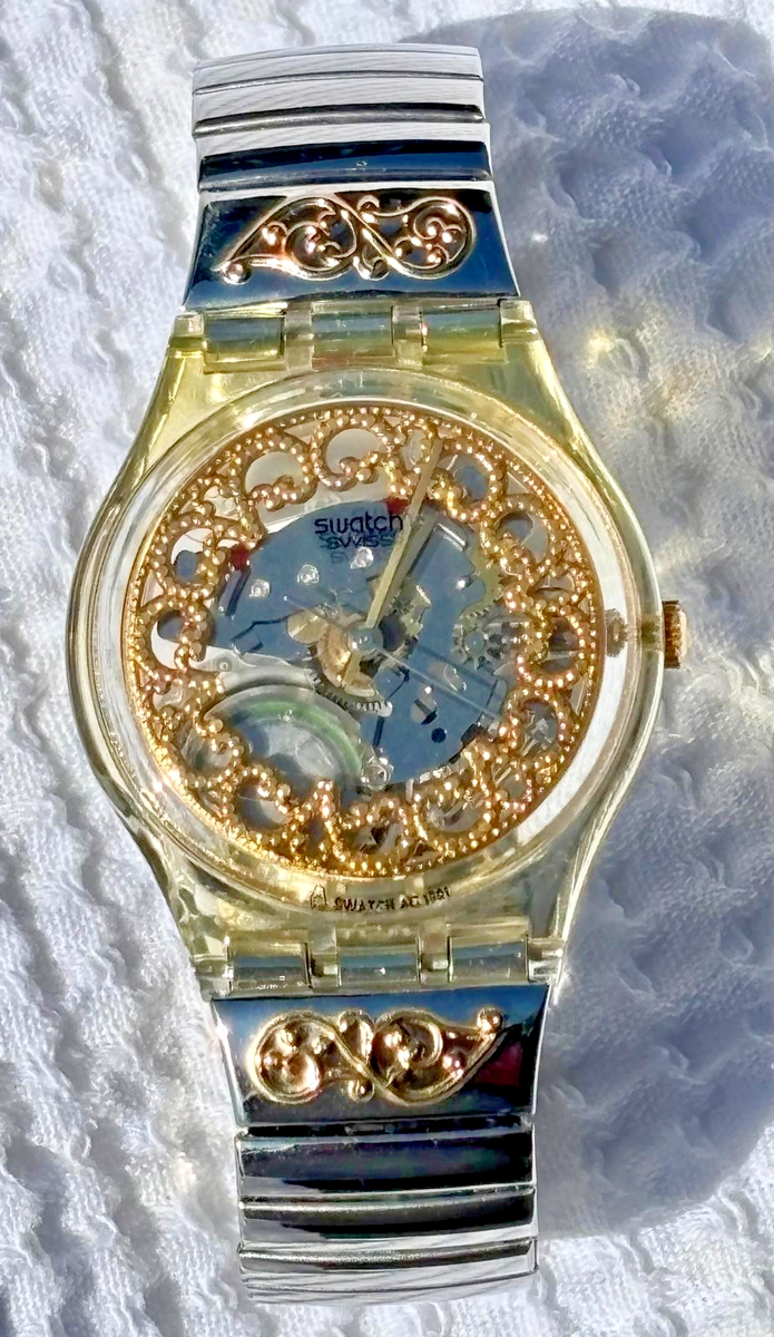 Swatch GK138 Asetra 1991 NOS - Flexible Bracelet Small - | eBay display picture 3