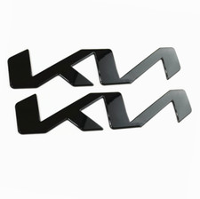 2X Front Hood & Rear 17CM Trunk Emblem Badge Car For K5 Glossy Black