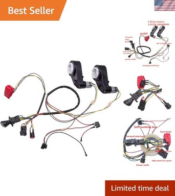 Children Electric Car DIY Accessories Wires and Gearbox,Self-Made Toy Car of ...