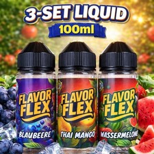 3x100ml Liquid Set Flavor Flex 100ml Du erhältst 300 ml, zahlst aber nur 200 ml