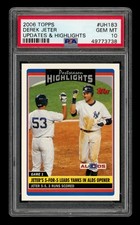 2006 Topps Updates & Highlights: #UH183 Derek Jeter PSA 10 GEM MINT