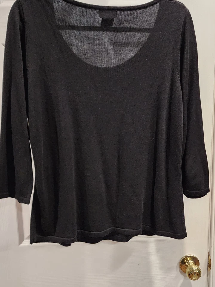 Suéter RQT Mujer Talla L Manga 3/4 con Adornos. Foto 4 de 4