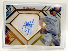 2025 Topps Diamond Icons CC Sabathia Icons of the Diamond Auto /25
