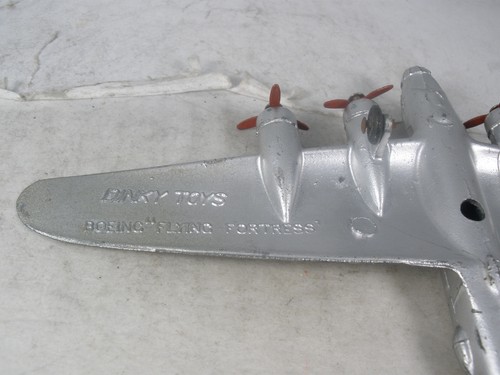 PREWAR Dinky Toys #62g (B-17) BOEING FLYING FORTRESS 1939-1941 GREAT CONDITION - Picture 12 of 13